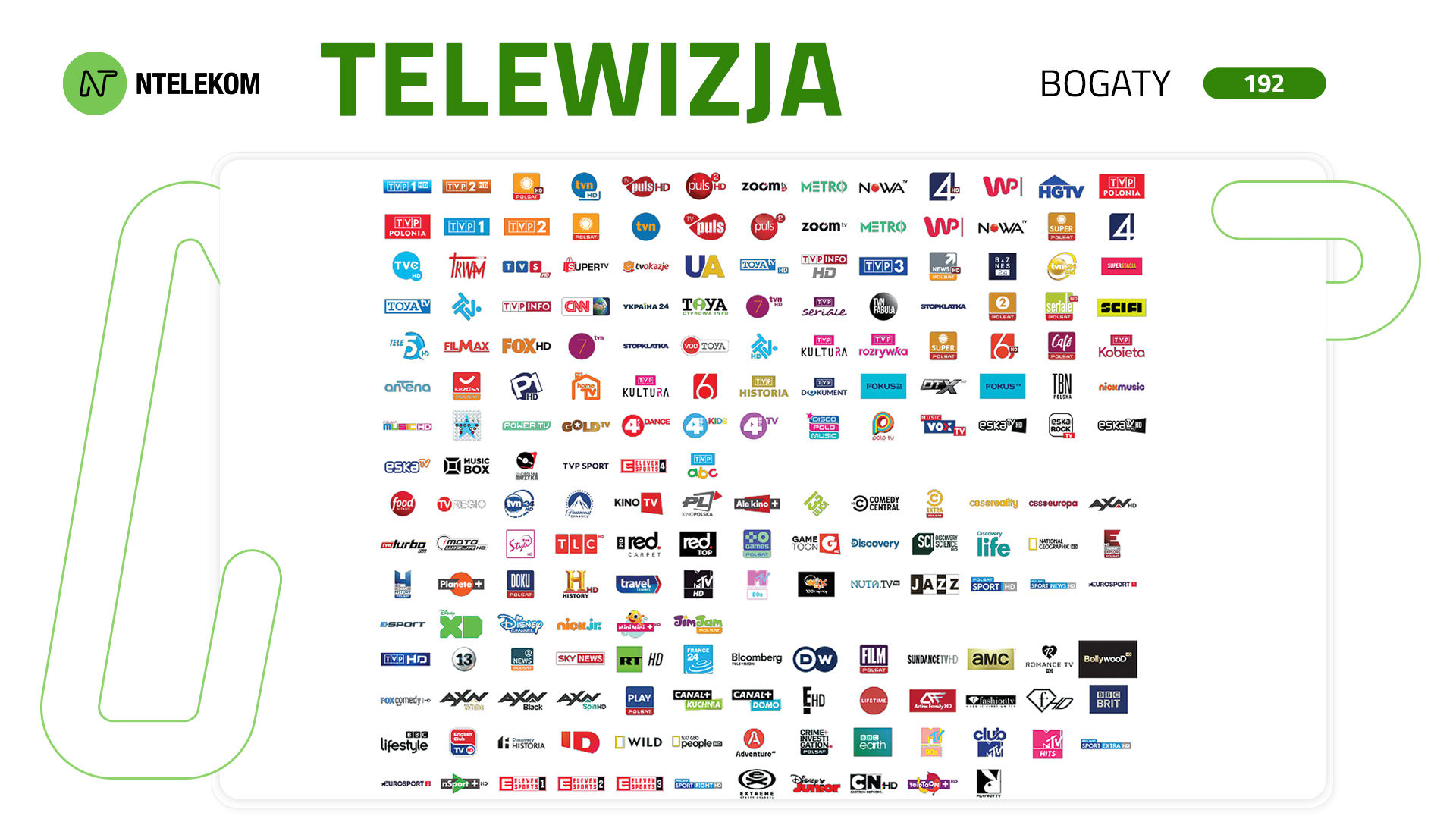 Telewizja - Pakiet Bogaty