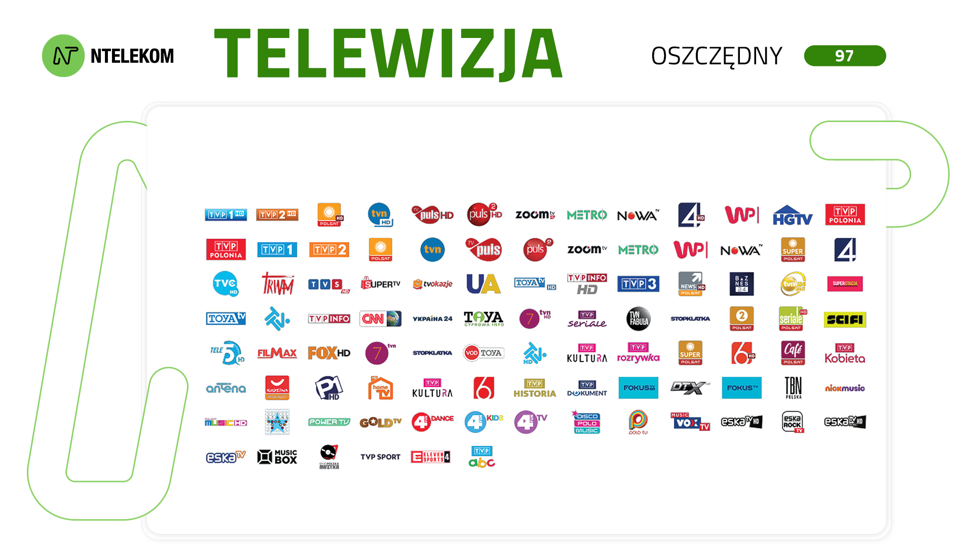 Telewizja - Pakiet Oszczędny